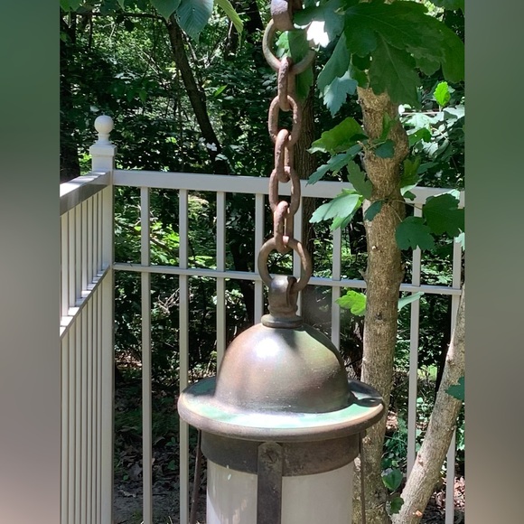 Antique Vintage Metal Lantern - Picture 4 of 9